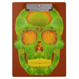 Aspen Leaf Skull 10 Klemmbrett