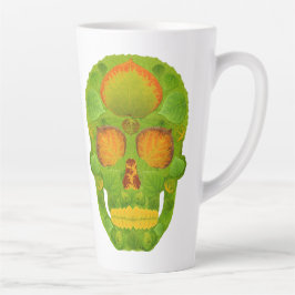 Aspen Leaf Skull 10 Milchtasse