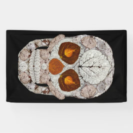 Aspen Leaf Skull 11 Banner