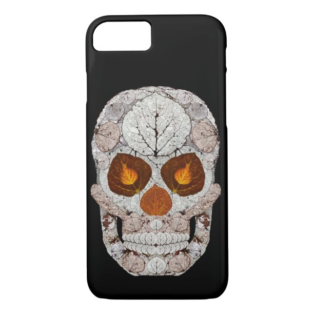 Aspen Leaf Skull 11 Case-Mate iPhone Hülle (Rückseite)