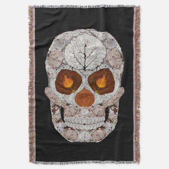 Aspen Leaf Skull 11 Decke (Vorderseite Vertikal)