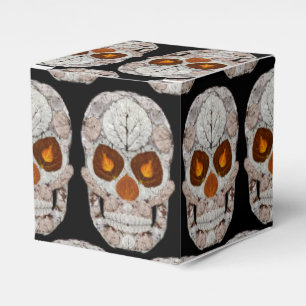Aspen Leaf Skull 11 Geschenkschachtel