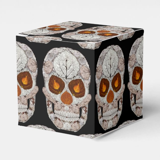 Aspen Leaf Skull 11 Geschenkschachtel (Vorderseite)