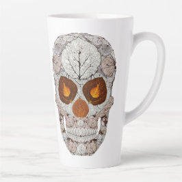 Aspen Leaf Skull 11 Milchtasse