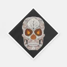 Aspen Leaf Skull 11 Serviette