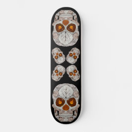 Aspen Leaf Skull 11 Skateboard