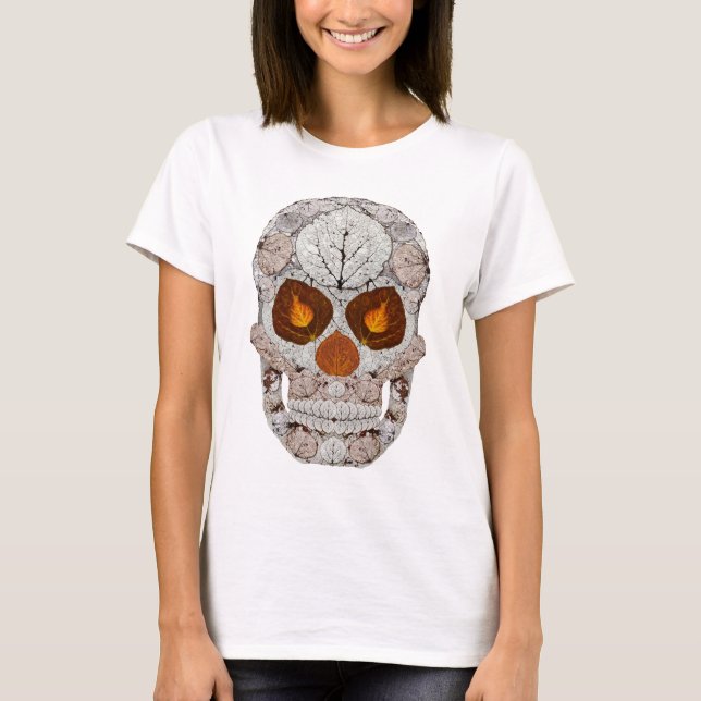 Aspen Leaf Skull 11 T-Shirt (Vorderseite)