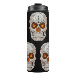 Aspen Leaf Skull 11 Thermosbecher