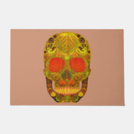 Aspen Leaf Skull 12 Fußmatte