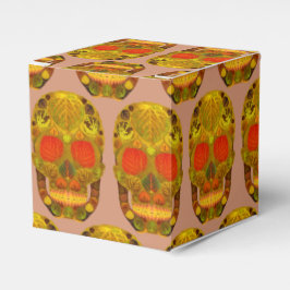 Aspen Leaf Skull 12 Geschenkschachtel