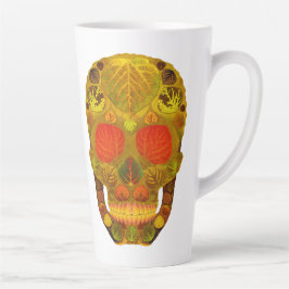 Aspen Leaf Skull 12 Milchtasse