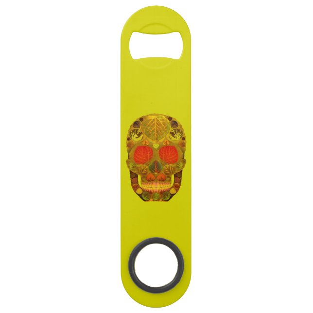 Aspen Leaf Skull 12 Speed Flaschenöffner (Vorderseite)