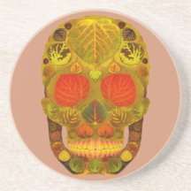 Aspen Leaf Skull 12