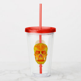 Aspen Leaf Skull 13 Acryltrinkbecher