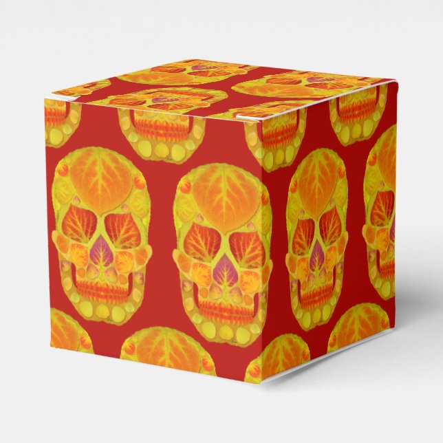 Aspen Leaf Skull 13 Geschenkschachtel (Vorderseite)