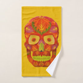 Aspen Leaf Skull 16 Badhandtuch Set