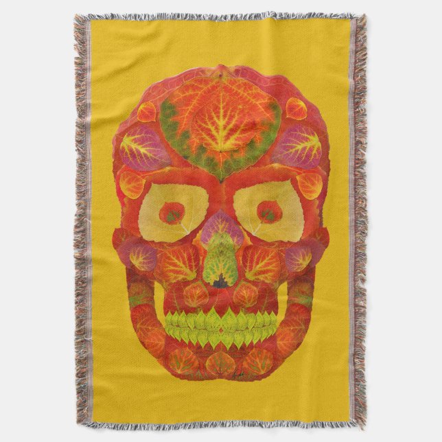 Aspen Leaf Skull 16 Decke (Vorderseite Vertikal)