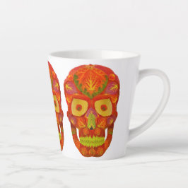 Aspen Leaf Skull 16 Milchtasse