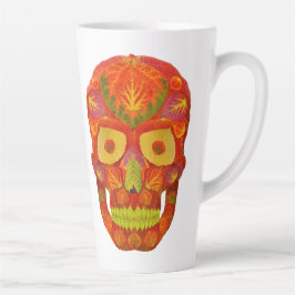 Aspen Leaf Skull 16 Milchtasse
