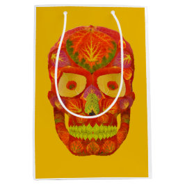 Aspen Leaf Skull 16 Mittlere Geschenktüte