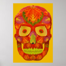 Aspen Leaf Skull 16