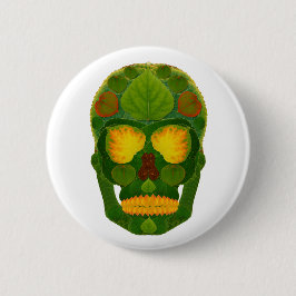 Aspen Leaf Skull 9 Button