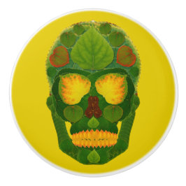 Aspen Leaf Skull 9 Keramikknauf