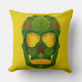 Aspen Leaf Skull 9 Kissen