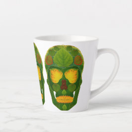 Aspen Leaf Skull 9 Milchtasse
