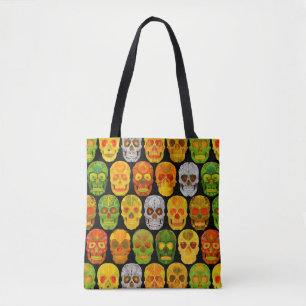 Aspen Leaf Skulls nahtloses Muster 2018 Tasche