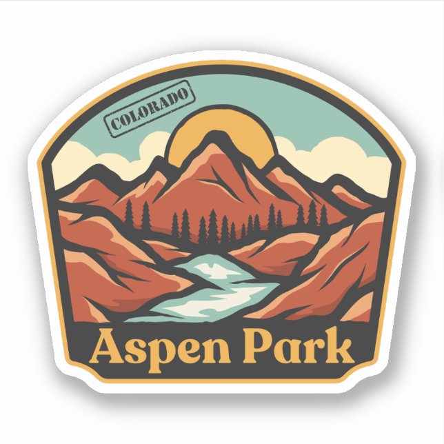 Aspen Park, Colorado Aufkleber (Vorderseite)