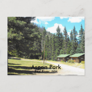 Aspen Park Red River, NM Postkarte