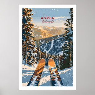 Aspen Print Colorado 1 Poster