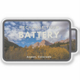 Aspen Recharge Sticker