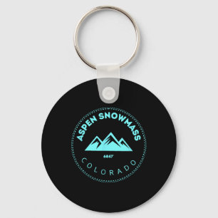 Aspen Snowm Colorado Bergstadt - Erhöhte Co S Schlüsselanhänger