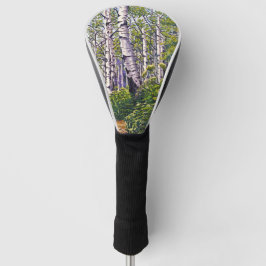 Aspen Tree Forest Lila Green Golf Head Cover Headcover