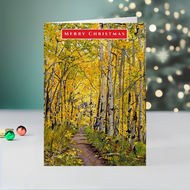 Aspen Tree Holiday oder Ocassion Greeting Card (Feiertag In Situ 2)