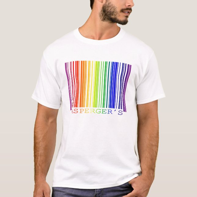 Aspergers Code T-Shirt (Vorderseite)