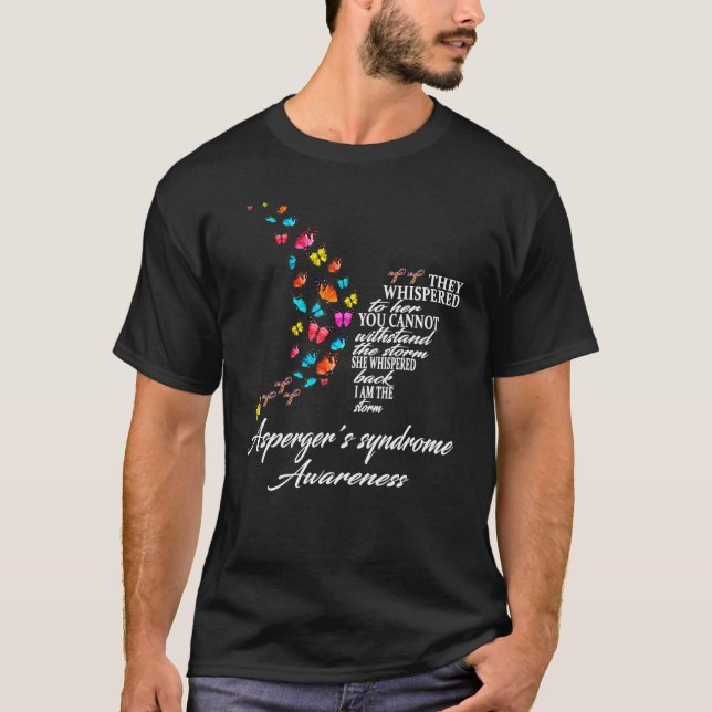 Aspergers Syndrom Warrior T-Shirt (Vorderseite)