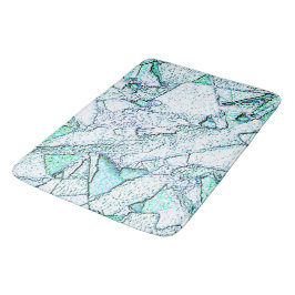 Áspero como rocha, num misto de ciano e menta badematte