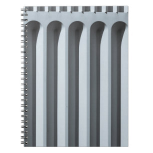 Asphalt aus weißem Beton Notizblock