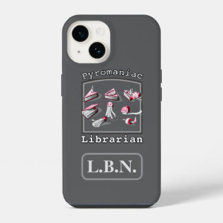 Asphalt Name Initialen Pyromaniac Librarian hinzuf iPhone 14 Hülle