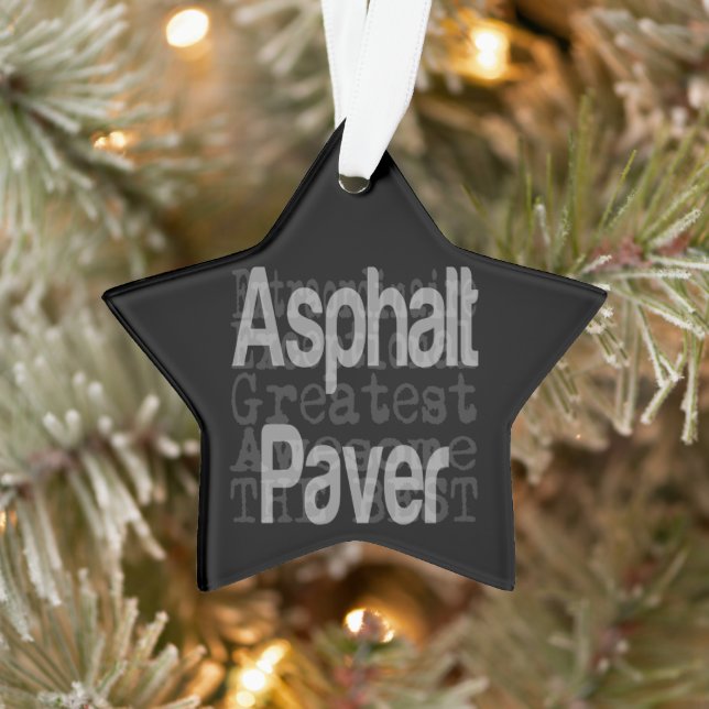Asphalt Paver Extraordinaire Ornament (Baum)