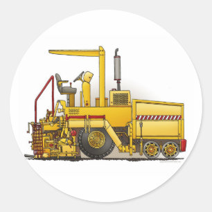 Asphalt-Pflasterungs-Maschine scherzt Aufkleber
