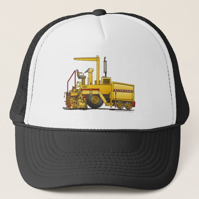 Asphalt-Pflasterungs-Maschinen-Bau-Hüte Truckerkappe (Vorderseite)