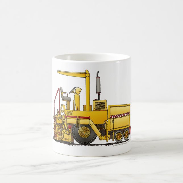 Asphalt-Pflasterungs-Maschinen-Bau-Tassen Kaffeetasse (Mittel)