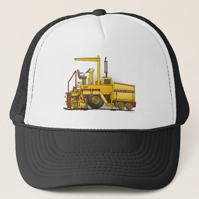 Asphalt-Pflasterungs-Maschinen-Hut Truckerkappe (Vorderseite)