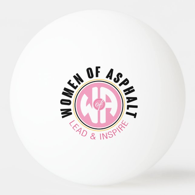Asphalt Ping Pong Ball Tischtennisball (Vorderseite)