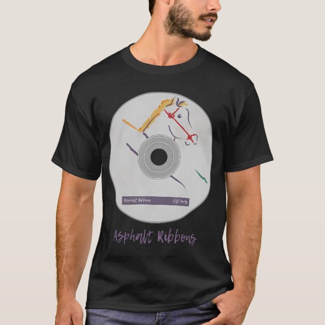 ASPHALT RIBBONS CD T-Shirt (Vorderseite)