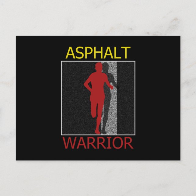 Asphalt Warrior Postkarte (Vorderseite)